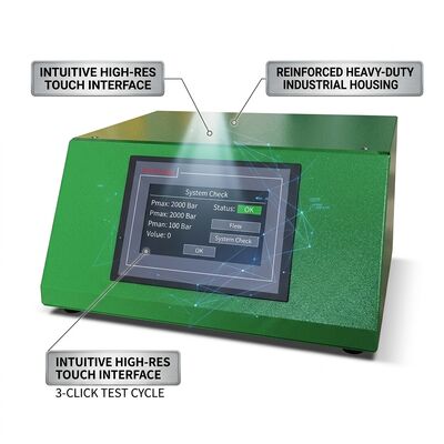 CRB-E3000 Common Rail Pump Test Bench met maximale druk van 2500 bar, snelheidsbereik van 0-4000 tpm en energiefeedback-efficiëntie van 70%