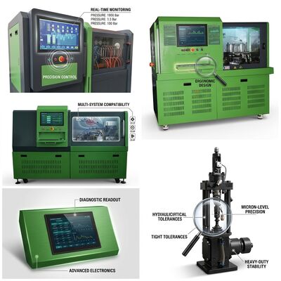 CRP-IoT Slimme Verb Bonden Common Rail Pomp Testbank met 11Kw Motor 2500 Bar Druk en WiFi Afstandsbediening