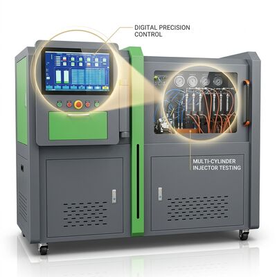 CRB-I2000 Common Rail Pump Test Bench met maximale testdruk van 2500 bar, CE ISO 9001-gecertificeerd en industriële PC-controlesysteem