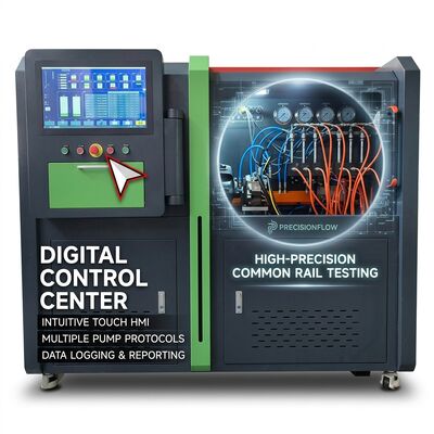 CRP-Duo Plus Dubbel Station Common Rail Pomp Testbank met 2500 Bar Druk 11Kw Motor en Geautomatiseerde Rapport Printer