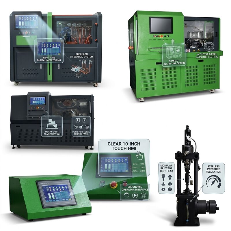 CRP-Multi 4-in-1 Universal Diesel Pump Test Bench met 15 kW VFD en 2500 bar drukbereik